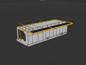 Drilling short version cabin 3D Model