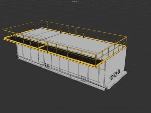 Drilling short version cabin 3D Model