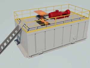 Jet Mud Mixer 3D Model