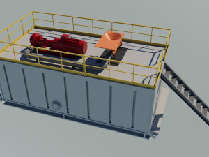 Jet Mud Mixer Modelo 3D