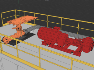 Jet Mud Mixer Modelo 3D