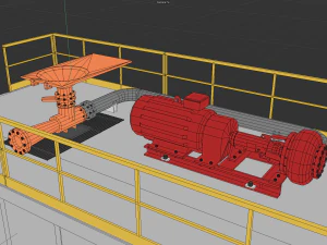 Jet Mud Mixer 3D Model