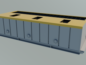 Mud Agitator cabin 3D 모델