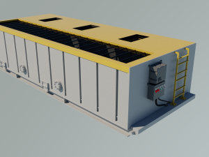 Mud Agitator cabin 3D 모델