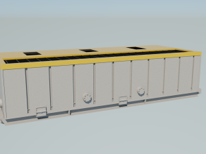 Mud Agitator cabin 3D 모델