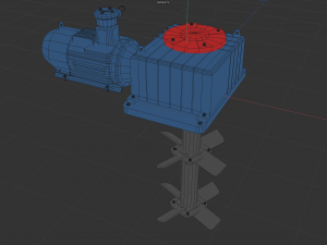 Mud Agitator Model 3D