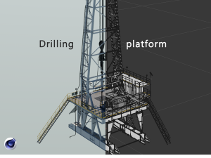 Drilling platform Modèle 3D
