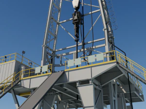 Drilling platform 3D Model