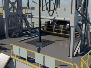 Drilling platform 3D 모델