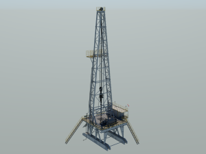 Drilling platform 3D 모델