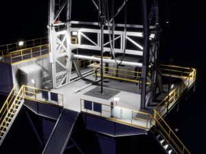 Drilling platform 3D 모델