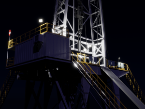 Drilling platform 3D 모델