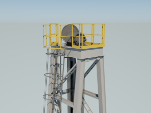 Drilling platform 3D 모델