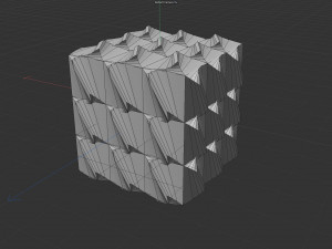 Art square decoration01 Model 3D