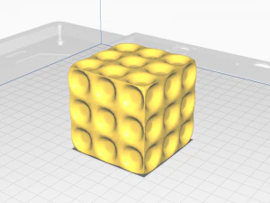 Art square decoration02 3D Model