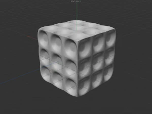 Art square decoration02 3D Model