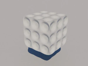 Art square decoration02 3D Model