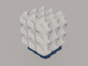 Art square decoration03 3D Model