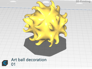 Art ball decoration01 Modelo 3D