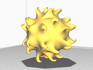 Art ball decoration01 Model 3D