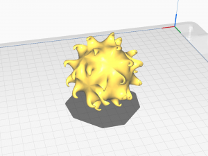 Art ball decoration01 Model 3D