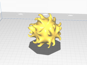Art ball decoration01 Model 3D