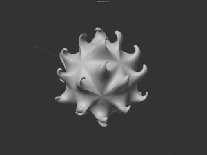 Art ball decoration01 Model 3D