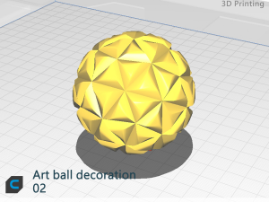 Art ball decoration02 Modelo 3D