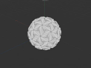 Art ball decoration02 3D Model