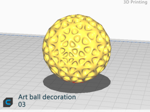Art ball decoration03 Modelo 3D