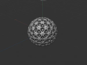 Art ball decoration03 3D Model