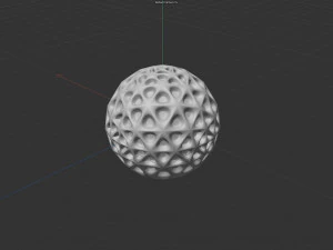 Art ball decoration03 3D Model