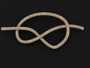 Knot model Strong Rope Knot 1 3D Model