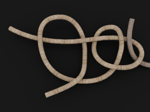 Knot model Strong Rope Knot 1 3D 모델