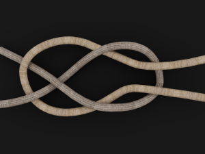 Knot model Strong Rope Knot 1 3D 모델