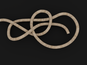 Knot model Strong Rope Knot 1 3D 모델