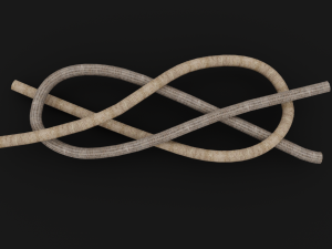 Knot model Strong Rope Knot 2 Model 3D