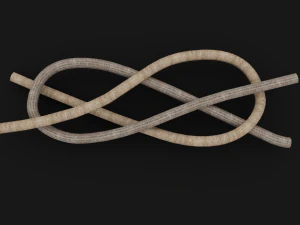 Knot model Strong Rope Knot 2 3D Model