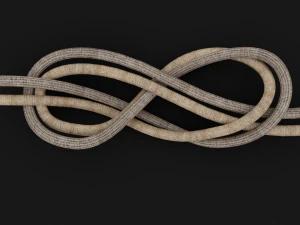 Knot model Strong Rope Knot 2 3D Model