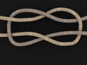 Knot model Strong Rope Knot 2 Model 3D