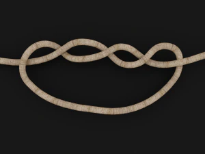 Knot model Strong Rope Knot 2 3D Model