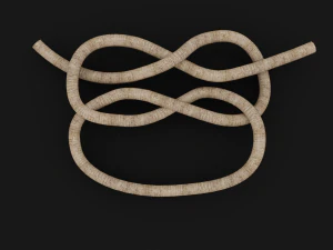 Knot model Strong Rope Knot 2 3D Model