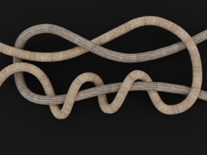 Knot model Strong Rope Knot 2 Model 3D