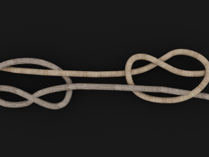Knot model Strong Rope Knot 2 Model 3D
