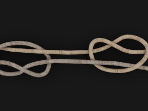 Knot model Strong Rope Knot 2 3D Model