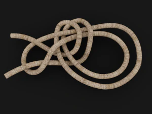 Knot model Strong Rope Knot 3 3D Model