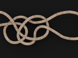 Knot model Strong Rope Knot 3 3D Model