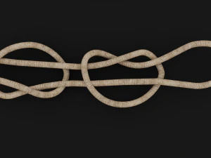 Knot model Strong Rope Knot 3 3D Model