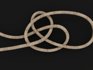 Knot model Strong Rope Knot 3 Model 3D