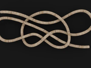 Knot model Strong Rope Knot 3 3D Model